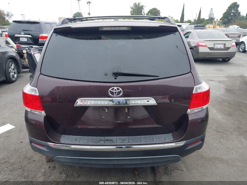 2012 Toyota Highlander Se VIN: 5TDZA3EH7CS027492 Lot: 45305972