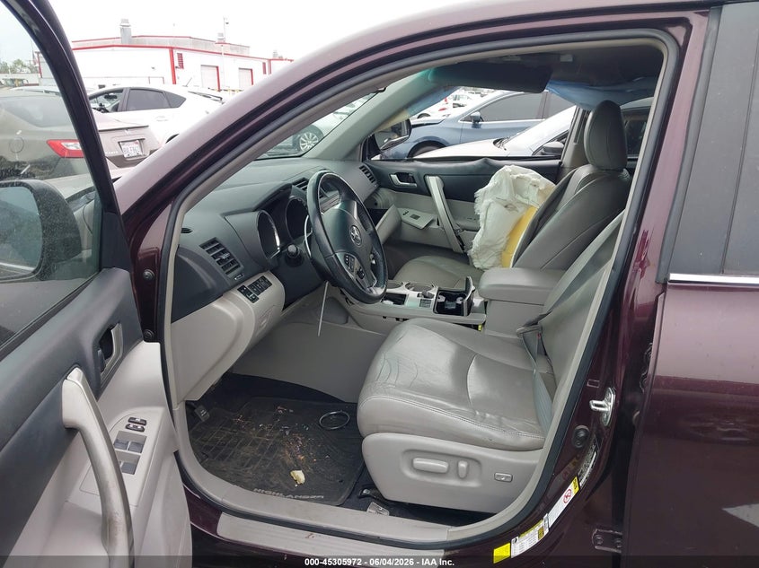 2012 Toyota Highlander 2.7 Se purple Lot 111045305972 Vin 5TDZA3EH7CS027492