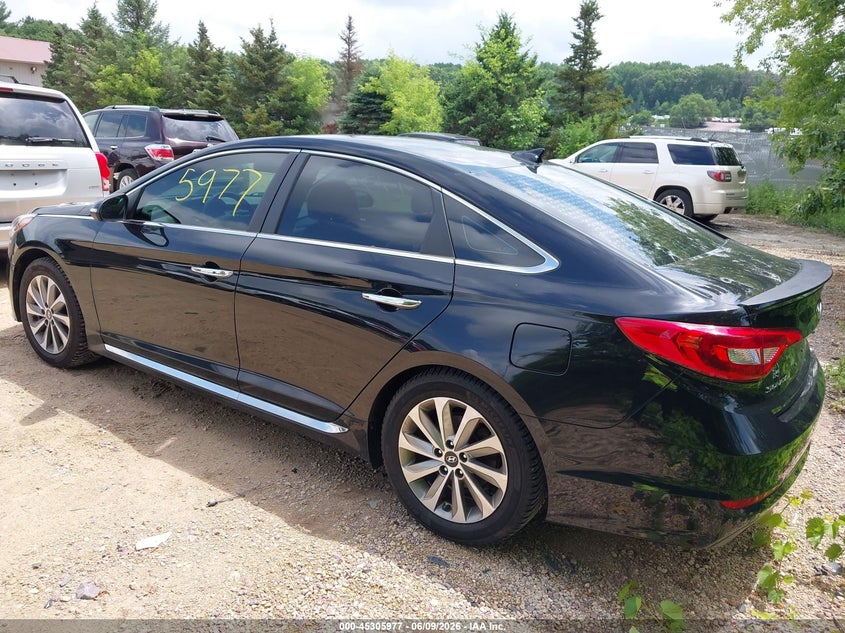 Vin: 5npe34af0fh082265, lot: 45803840, hyundai sonata sport 20153