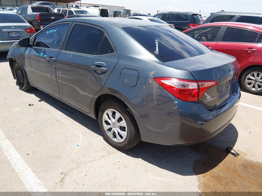 Vin: 5yfburhe7kp861332, lot: 45803871, toyota corolla l 20193