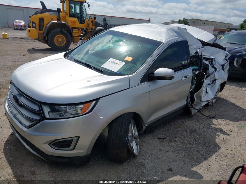 Vin: 2fmpk3j90gbb26452, lot: 45803878, ford edge sel 20162
