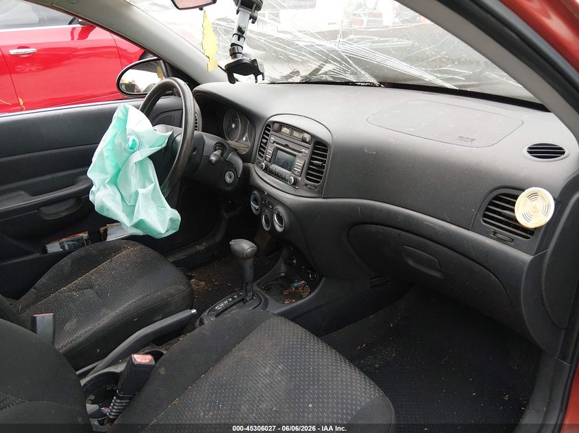 2009 HYUNDAI ACCENT HATCHBACK 1.6L I-4 DOHC, VVT, 110HP