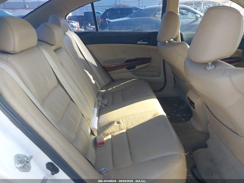 2012 Honda Accord 3.5 3.5 Ex-L white Lot 111045306048 Vin 1HGCP3F86CA024004
