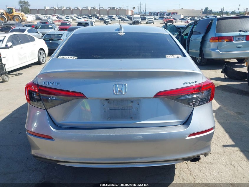 2022 Honda Civic Sport VIN: 2HGFE2F52NH597618 Lot: 45306057