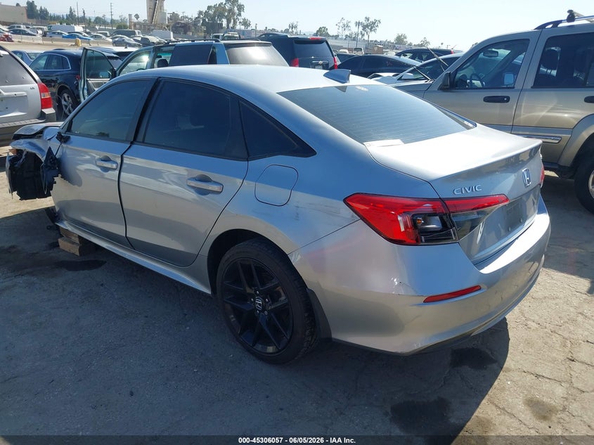 Vin: 2hgfe2f52nh597618, lot: 45803920, honda civic sport 20223