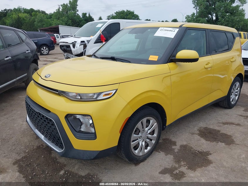 Vin: kndj23au2l7117107, lot: 45803927, kia soul lx 20202