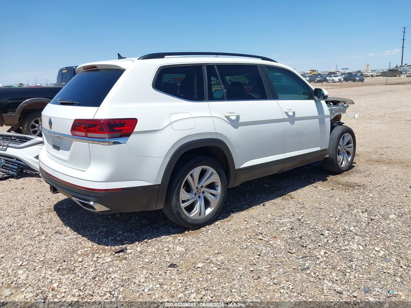 Vin: 1v2jr2caxmc500423, lot: 45803948, volkswagen atlas 3.6l v6 se w/technology 20214