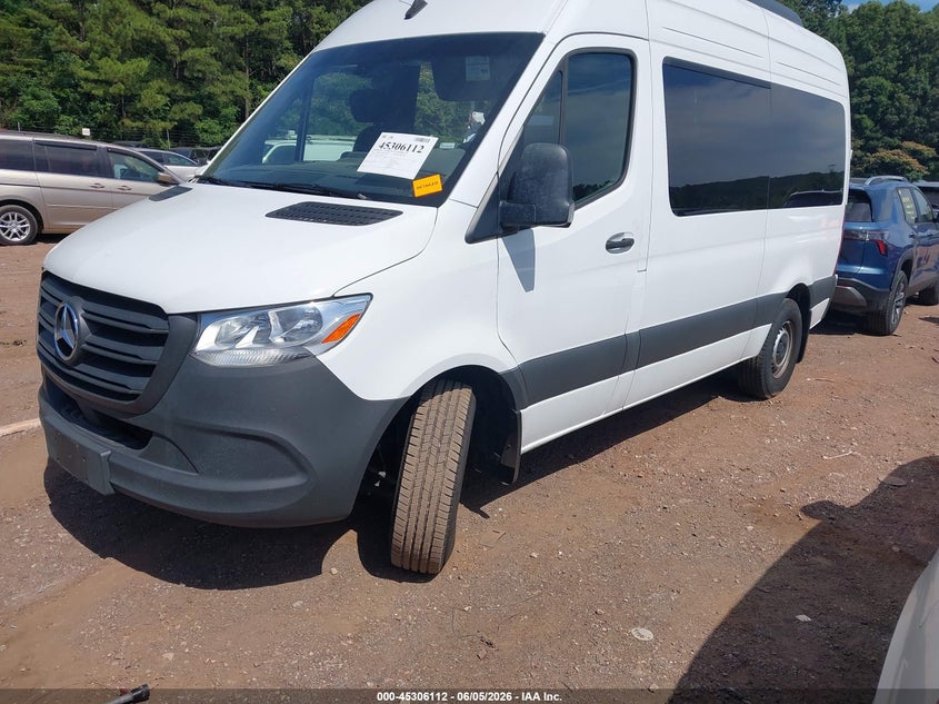 Vin: w1z4kfhy3rp736595, lot: 45803975, mercedes-benz sprinter 2500 standard roof 4-cyl diesel 20242