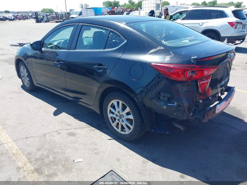 Vin: jm1bm1v71f1230660, lot: 45803990, mazda mazda3 i touring 20153