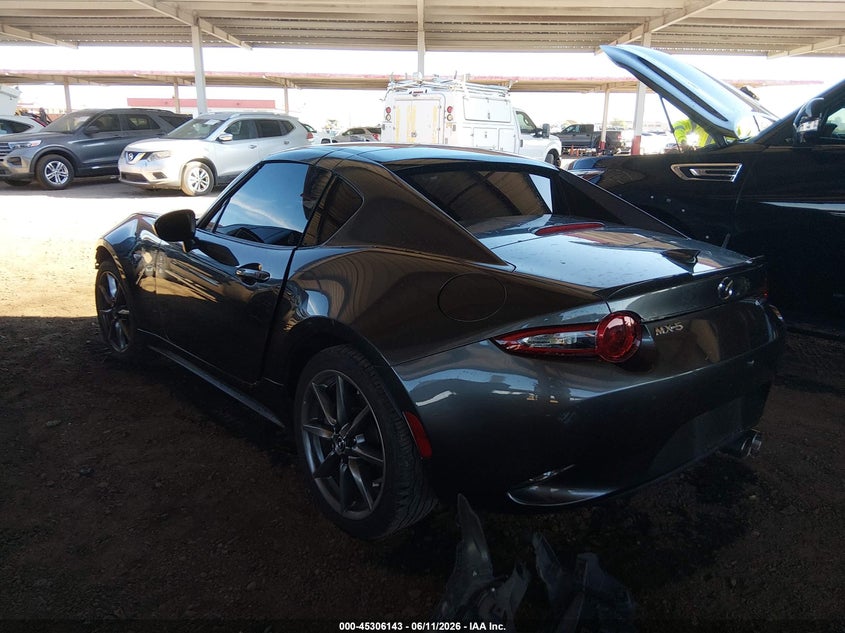 Vin: jm1ndam72m0457891, lot: 45804006, mazda mx-5 miata rf grand touring 20213
