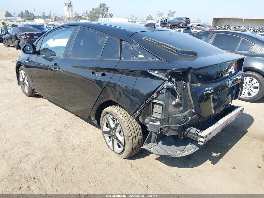 Vin: jtdkarfu8h3034475, lot: 45804008, toyota prius four touring 20173