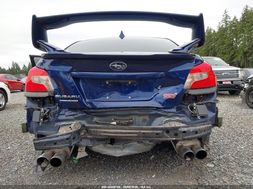 2016 Subaru Wrx Sti Limited VIN: JF1VA2Z6XG9833662 Lot: 45306166