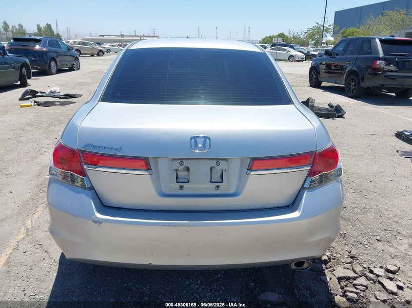 2012 Honda Accord 2.4 2.4 Lx grey Lot 111045306169 Vin 1HGCP2F33CA181259