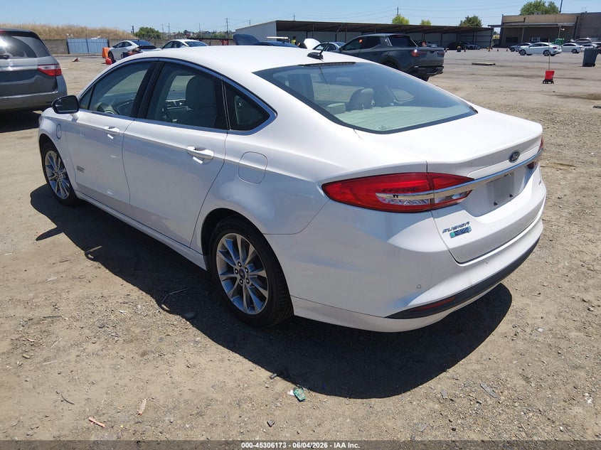 Vin: 3fa6p0pu5hr313707, lot: 45804036, ford fusion energi se luxury 20173