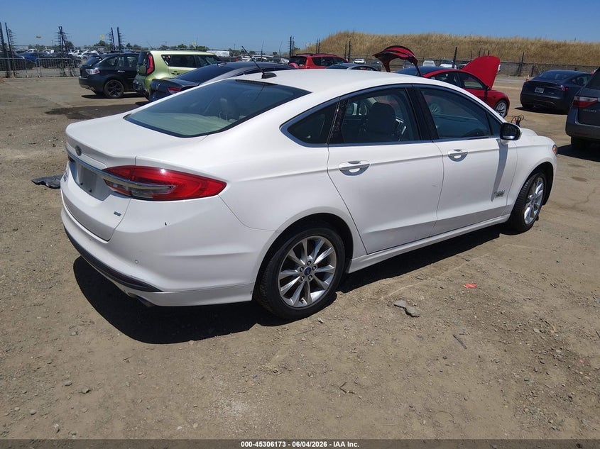 Vin: 3fa6p0pu5hr313707, lot: 45804036, ford fusion energi se luxury 20174