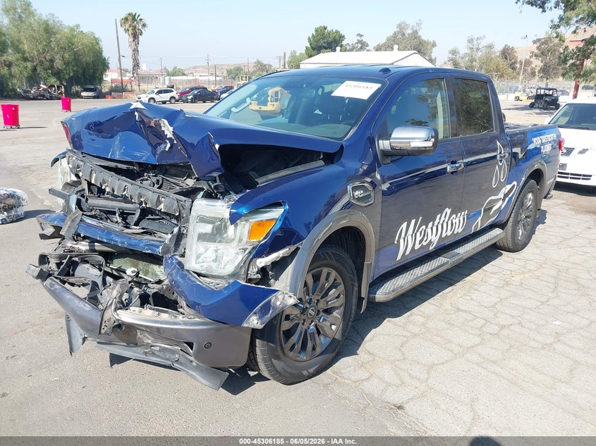 Vin: 1n6aa1e68hn526523, lot: 45804048, nissan titan platinum reserve 20172