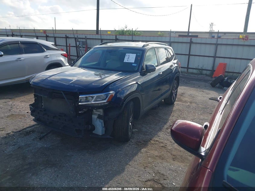 Vin: 1v2dp2ca7mc589158, lot: 45804068, volkswagen atlas 2.0t se 20212