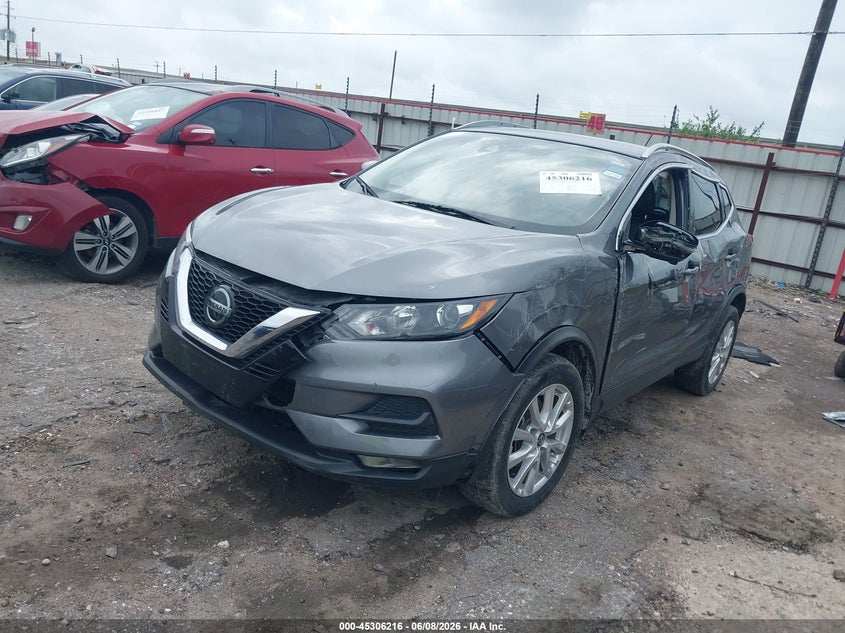 Vin: jn1bj1bv1mw320177, lot: 45804079, nissan rogue sport sv fwd xtronic cvt 20212