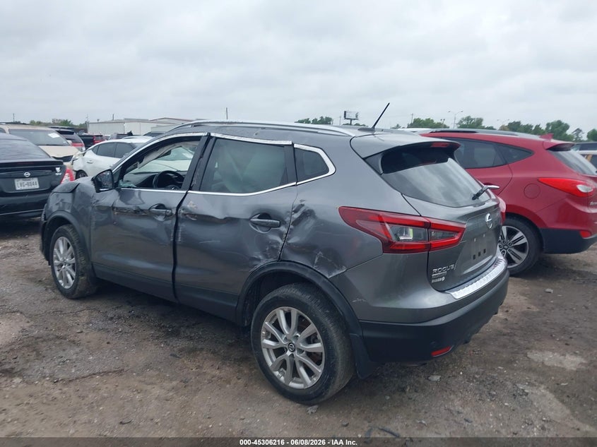 Vin: jn1bj1bv1mw320177, lot: 45804079, nissan rogue sport sv fwd xtronic cvt 20213