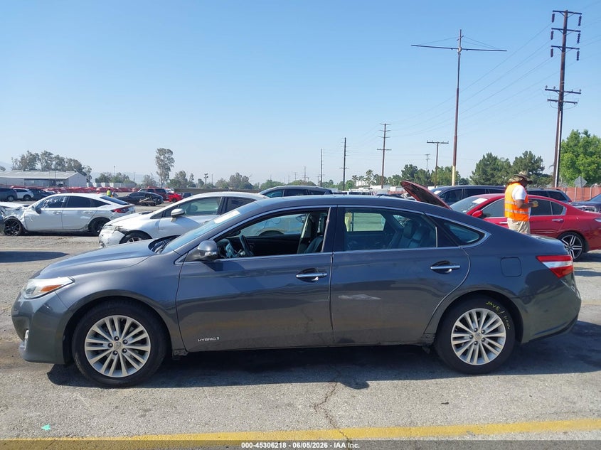 2013 TOYOTA AVALON SEDAN 2.5L I-4 DOHC, VVT, 156HP