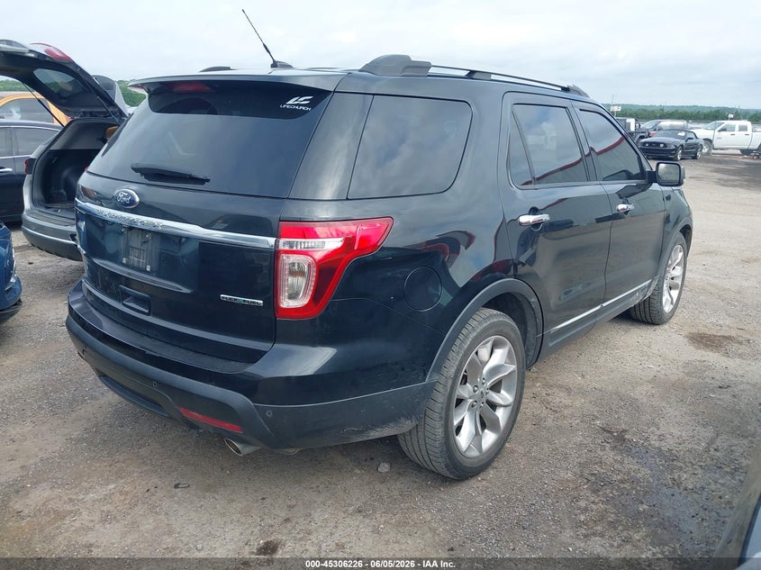 Vin: 1fm5k7f84dga74973, lot: 45804089, ford explorer limited 20134