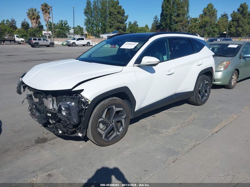2022 HYUNDAI TUCSON HYBRID auction photo 2