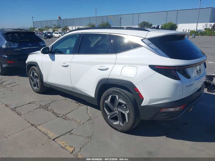 2022 HYUNDAI TUCSON HYBRID auction photo 3