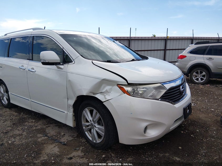 2013 Nissan Quest Sl VIN: JN8AE2KP8D9063378 Lot: 45306286