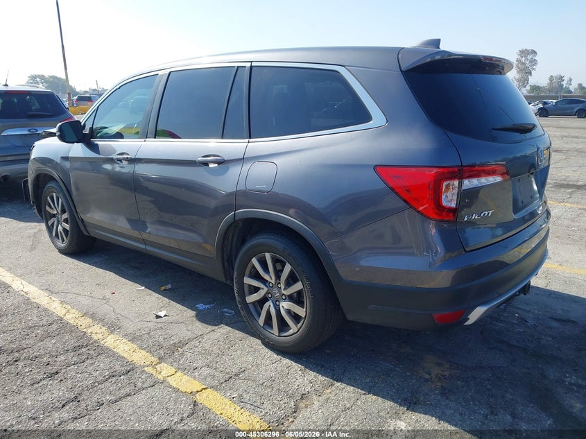 Vin: 5fnyf5h57kb011094, lot: 45804159, honda pilot ex-l 20193