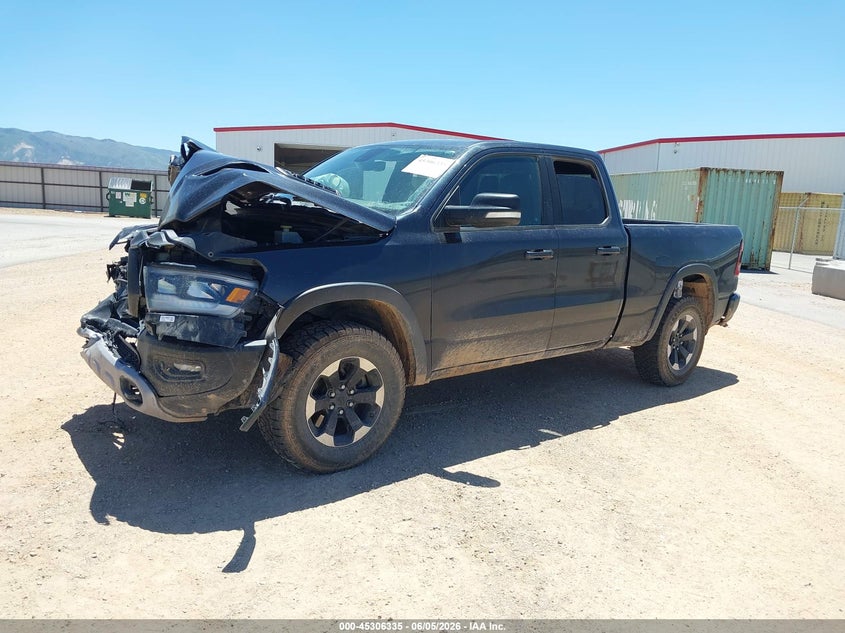 Vin: 1c6srfet2ln198843, lot: 45804198, ram 1500 rebel  4x4 6'4 box 20202
