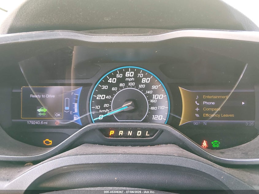 2013 Ford C-Max Hybrid Se VIN: 1FADP5AU7DL502865 Lot: 45306367