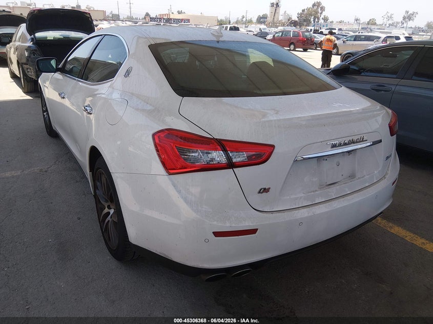 Vin: zam57rtaxe1089602, lot: 45804231, maserati ghibli s q4 20143