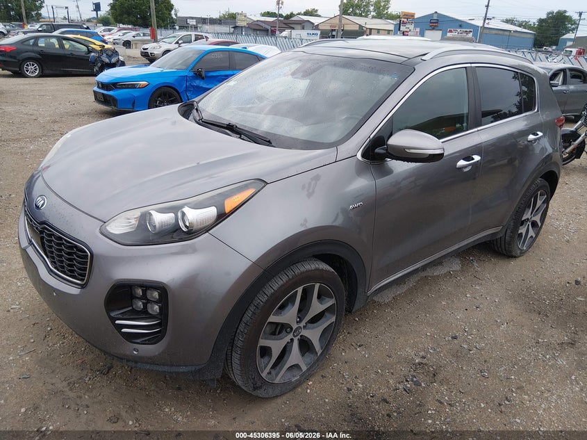 Vin: kndprca67h7241386, lot: 45804258, kia sportage sx turbo 20172