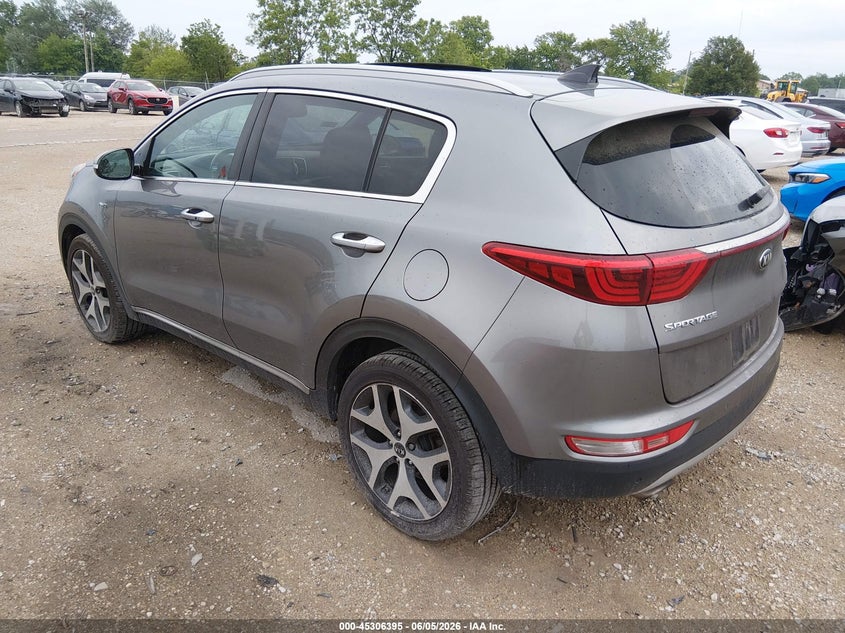 Vin: kndprca67h7241386, lot: 45804258, kia sportage sx turbo 20173