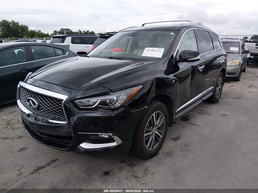 Vin: 5n1dl0mm6hc554381, lot: 45804284, infiniti qx60 20172