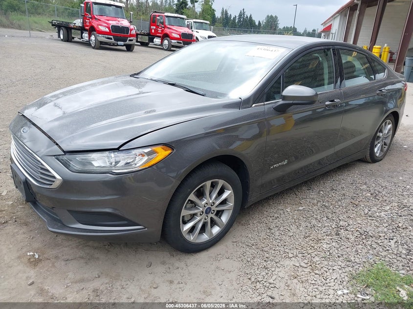 Vin: 3fa6p0lu6hr326942, lot: 45804300, ford fusion hybrid se 20172