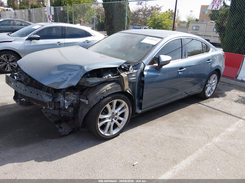 Vin: jm1gj1v59f1221797, lot: 45804305, mazda mazda6 i touring 20152