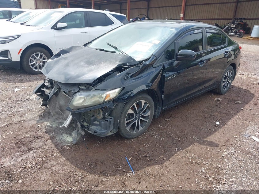 Vin: 19xfb2f89fe069217, lot: 45804314, honda civic ex 20152