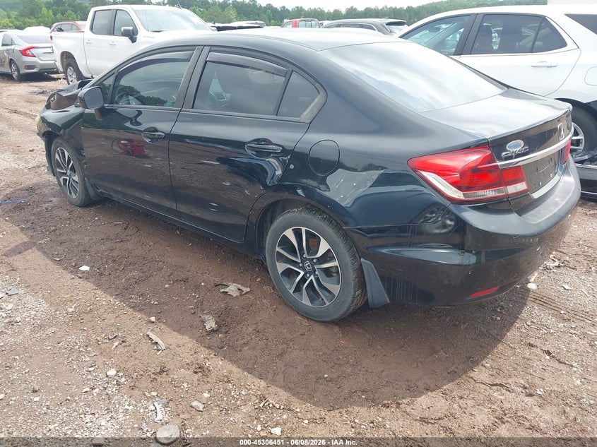 Vin: 19xfb2f89fe069217, lot: 45804314, honda civic ex 20153