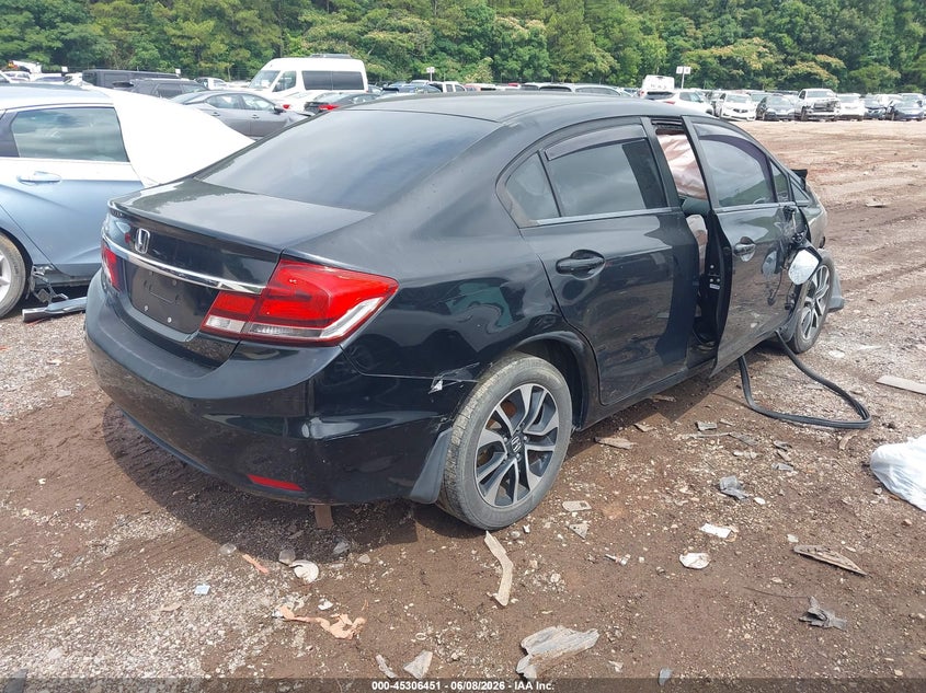 Vin: 19xfb2f89fe069217, lot: 45804314, honda civic ex 20154