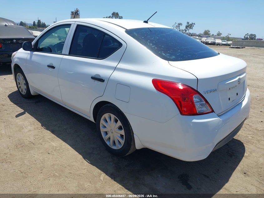 Vin: 3n1cn7apxfl817509, lot: 45804320, nissan versa 1.6 s 20153