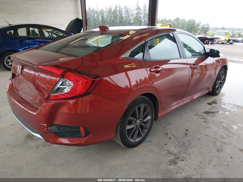 Vin: 19xfc1f37le205979, lot: 45804340, honda civic ex 20204