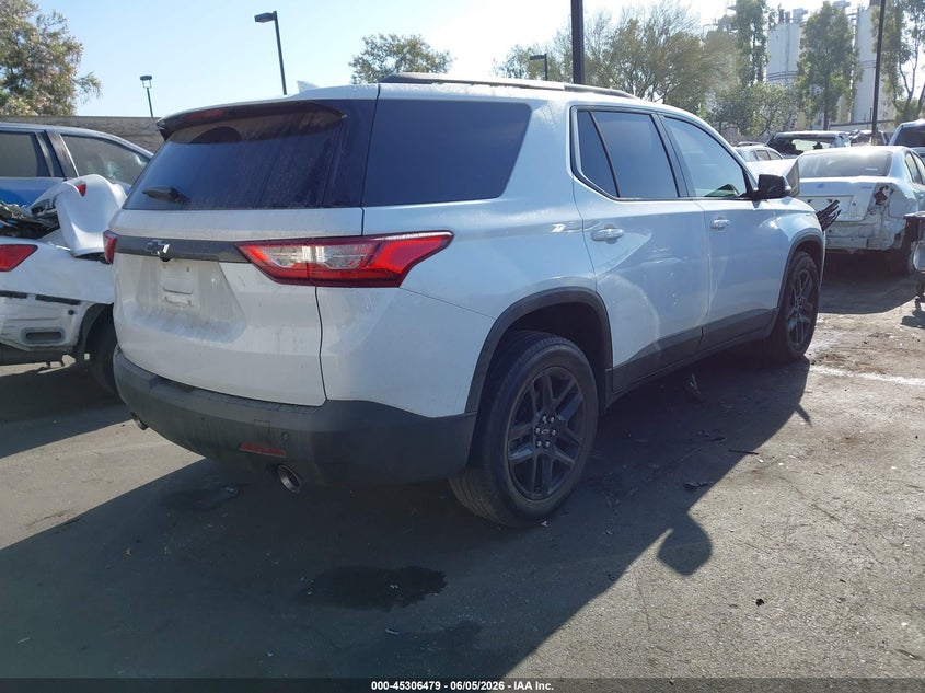 Vin: 1gnergkw4mj126648, lot: 45804342, chevrolet traverse fwd lt cloth 20214