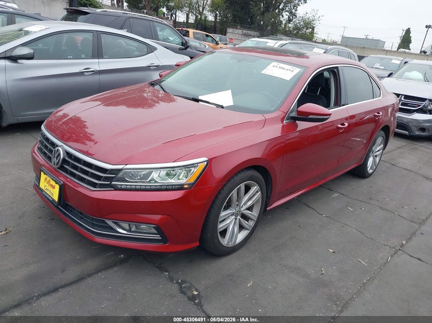 Vin: 1vwba7a30jc019152, lot: 45804354, volkswagen passat 2.0t se 20182