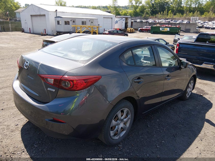 Vin: jm1bm1t77g1341069, lot: 45804363, mazda mazda3 i sport 20164