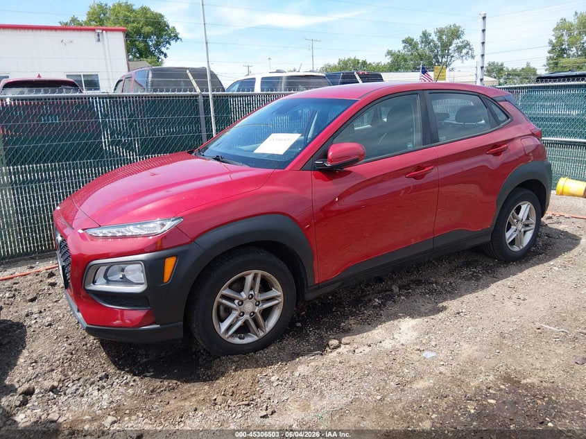 Vin: km8k12aa2ku290984, lot: 45804366, hyundai kona se 20192