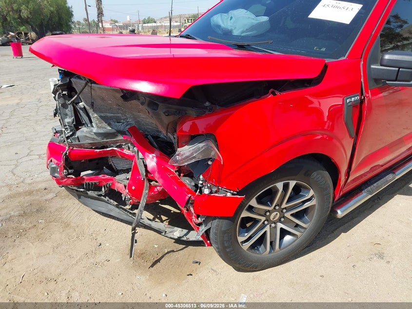 2022 FORD F-150 2.7L V-6 DI, DOHC, V(VIN: 1FTEW1CP3NKD68378