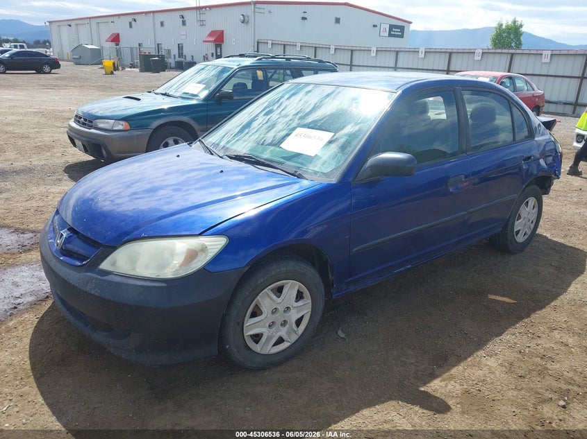 2004 Honda Civic Vp 2HGES16354H573387 photo 1