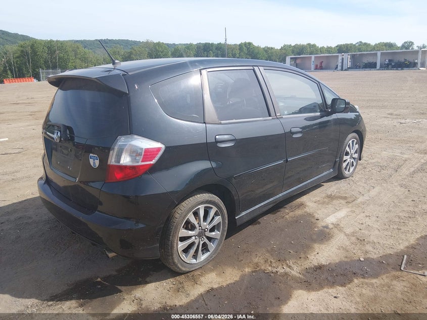 2012 Honda Fit 1.5 Sport black Lot 111045306557 Vin JHMGE8H61CC010691