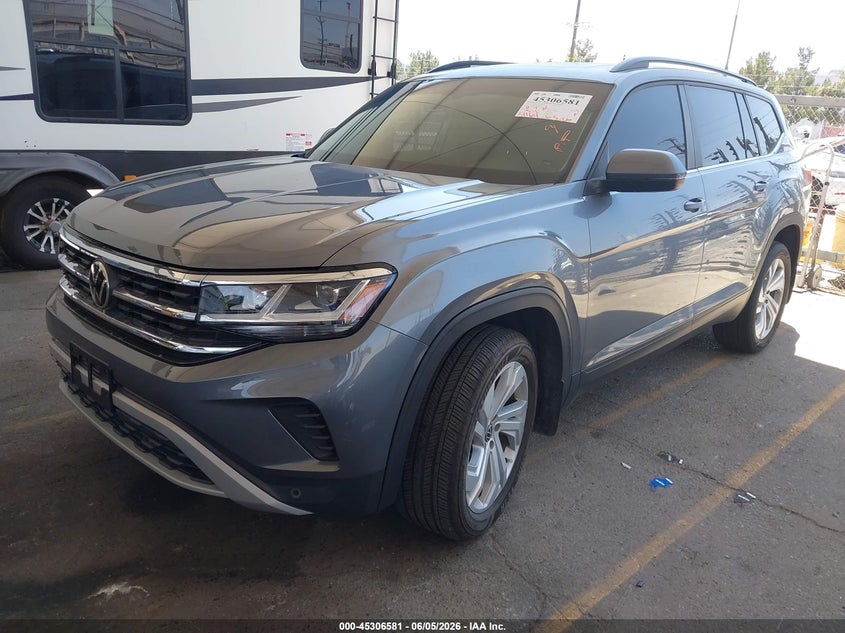 2022 VOLKSWAGEN ATLAS 3.6L V-6 DI, DOHC, V(VIN: 1V2JR2CA6NC550866